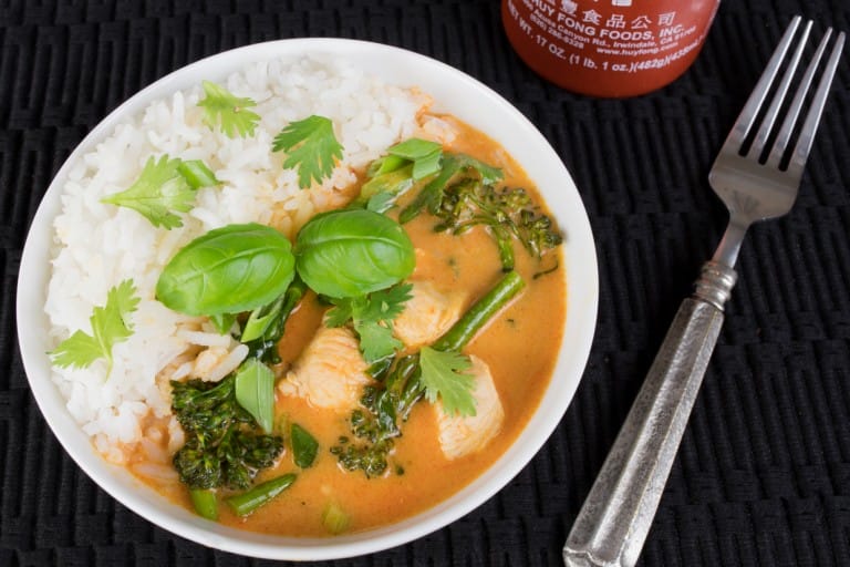 Thai Red Curry with Chicken and Broccolini