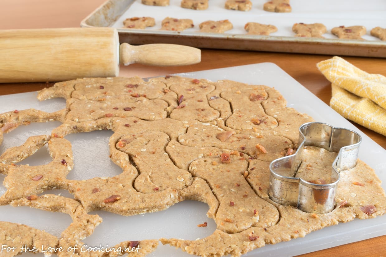 Peanut Butter Bacon Dog Treats For the Love of Cooking