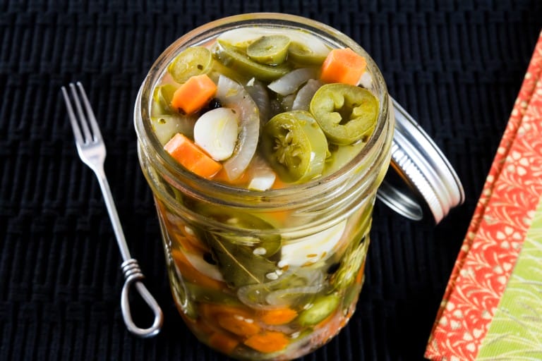 Taqueria Style Pickled Jalapenos and Carrots