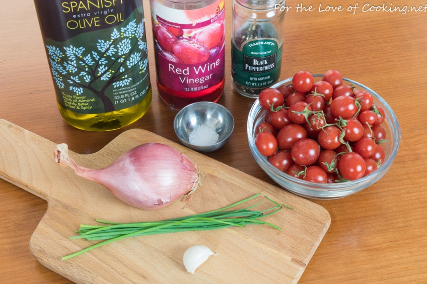 Cherry Tomato Vinaigrette | For the Love of Cooking
