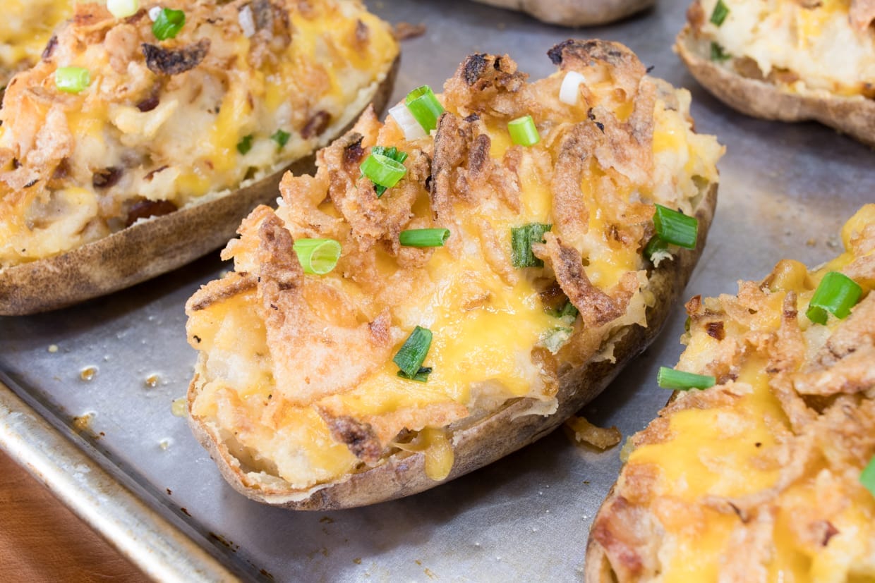 Ultimate Twice Baked Potatoes | For The Love Of Cooking