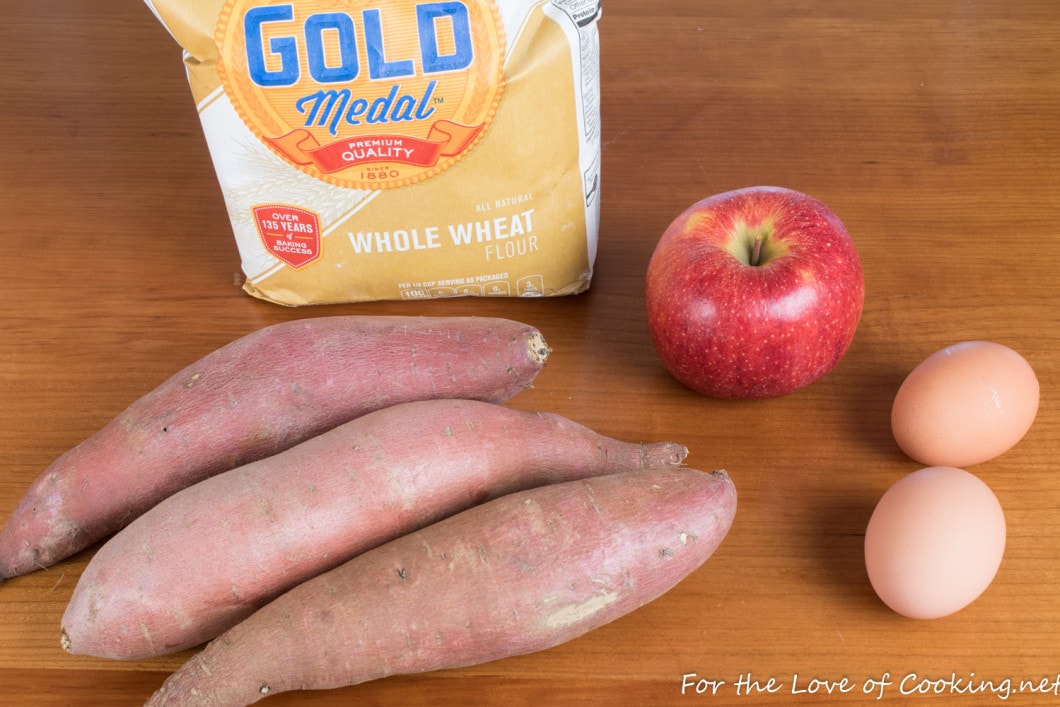 Sweet Potato and Apple Dog Treats