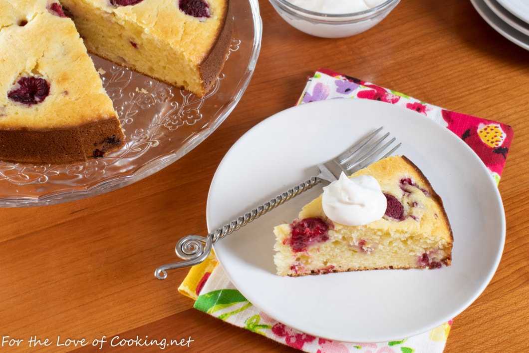 Raspberry-Ricotta Cake