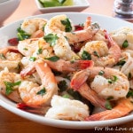 Garlic Butter Shrimp with Lime and Cilantro