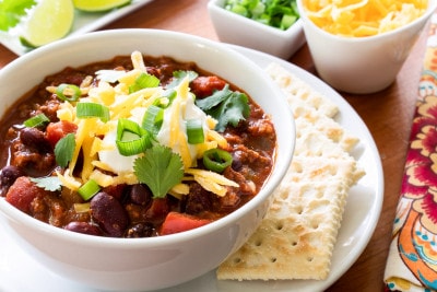 Beef Chili with Kidney Beans