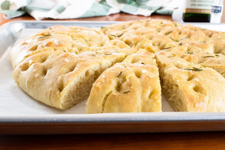 Rosemary Focaccia Bread | For the Love of Cooking