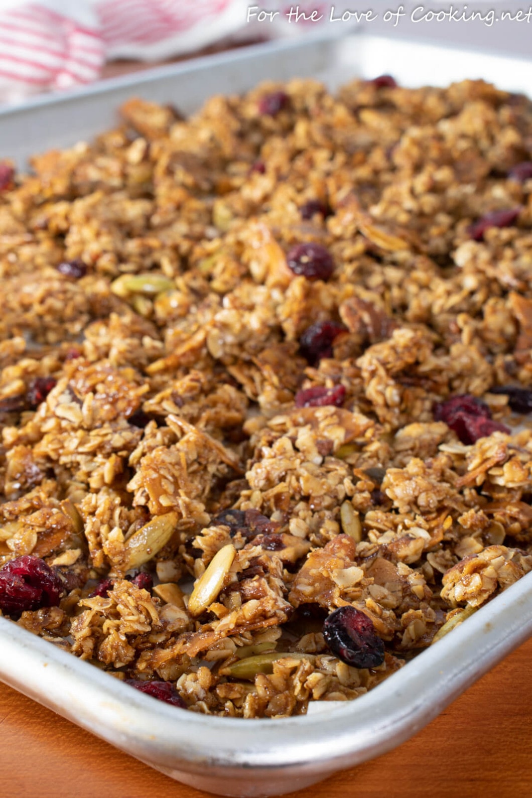 Brown Butter Granola with Pecans