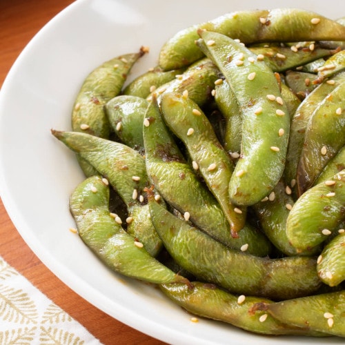 Grilled Sweet and Spicy Edamame Recipe :: The Meatwave