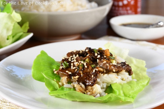 Korean Beef Lettuce Wraps