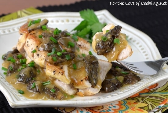 Roasted Chicken Breasts with Morel Mushroom Pan Sauce