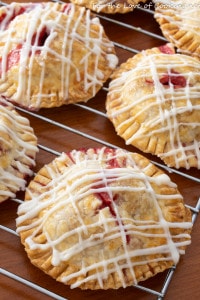 Strawberry Hand Pies with Vanilla Glaze