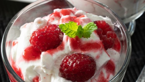 Raspberry Fool (Quick Raspberries and Cream) - foodiecrush