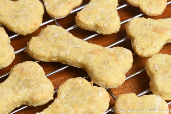 Chicken, Cheddar, and Brown Rice Dog Treats