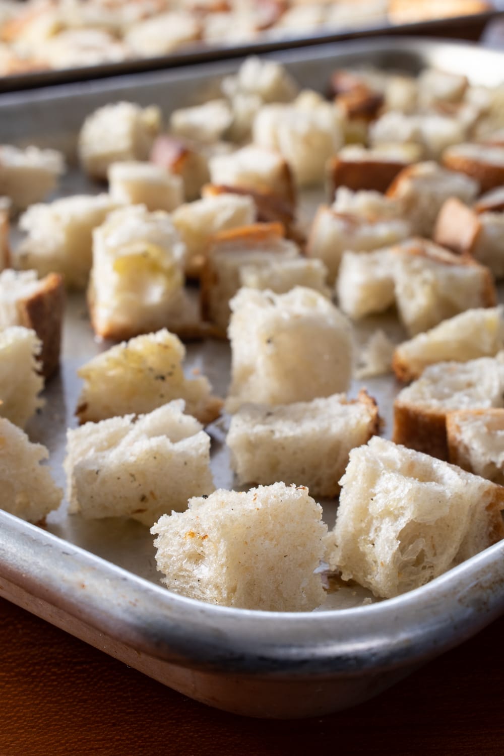 Homemade Bread Cubes For Stuffing | For The Love Of Cooking