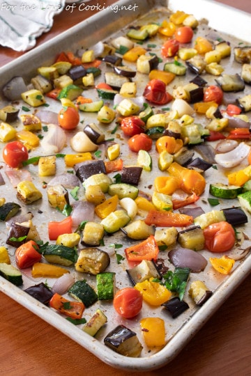 Roasted Ratatouille | For the Love of Cooking