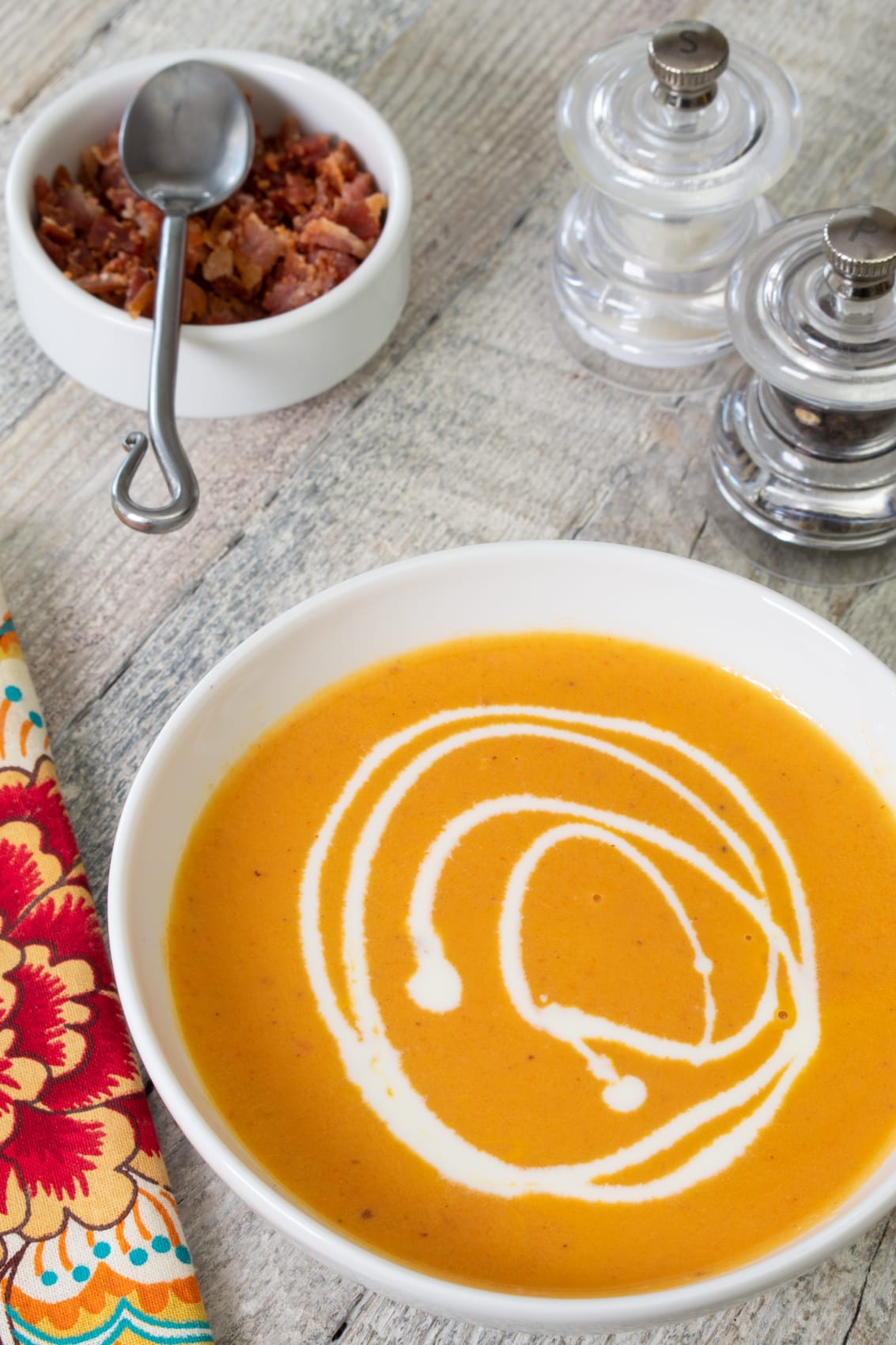 Creamy carrot soup recipe