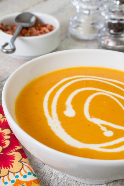 Creamy Carrot Soup | For the Love of Cooking