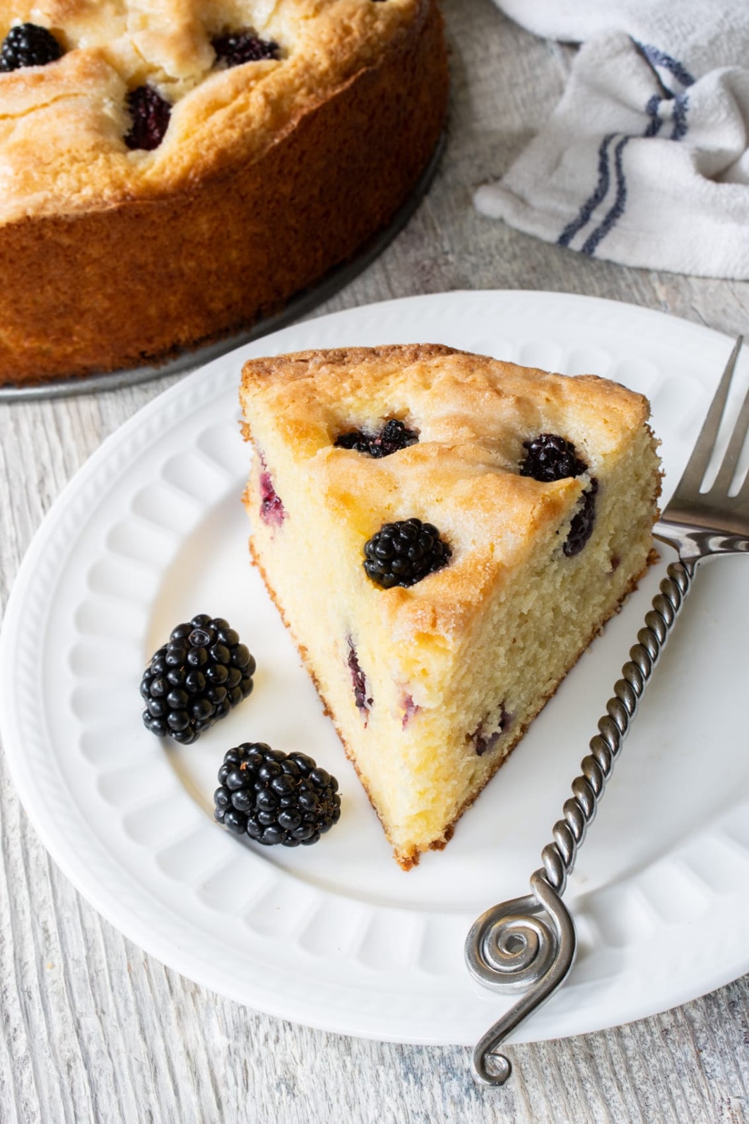 Blackberry Lemon Breakfast Cake