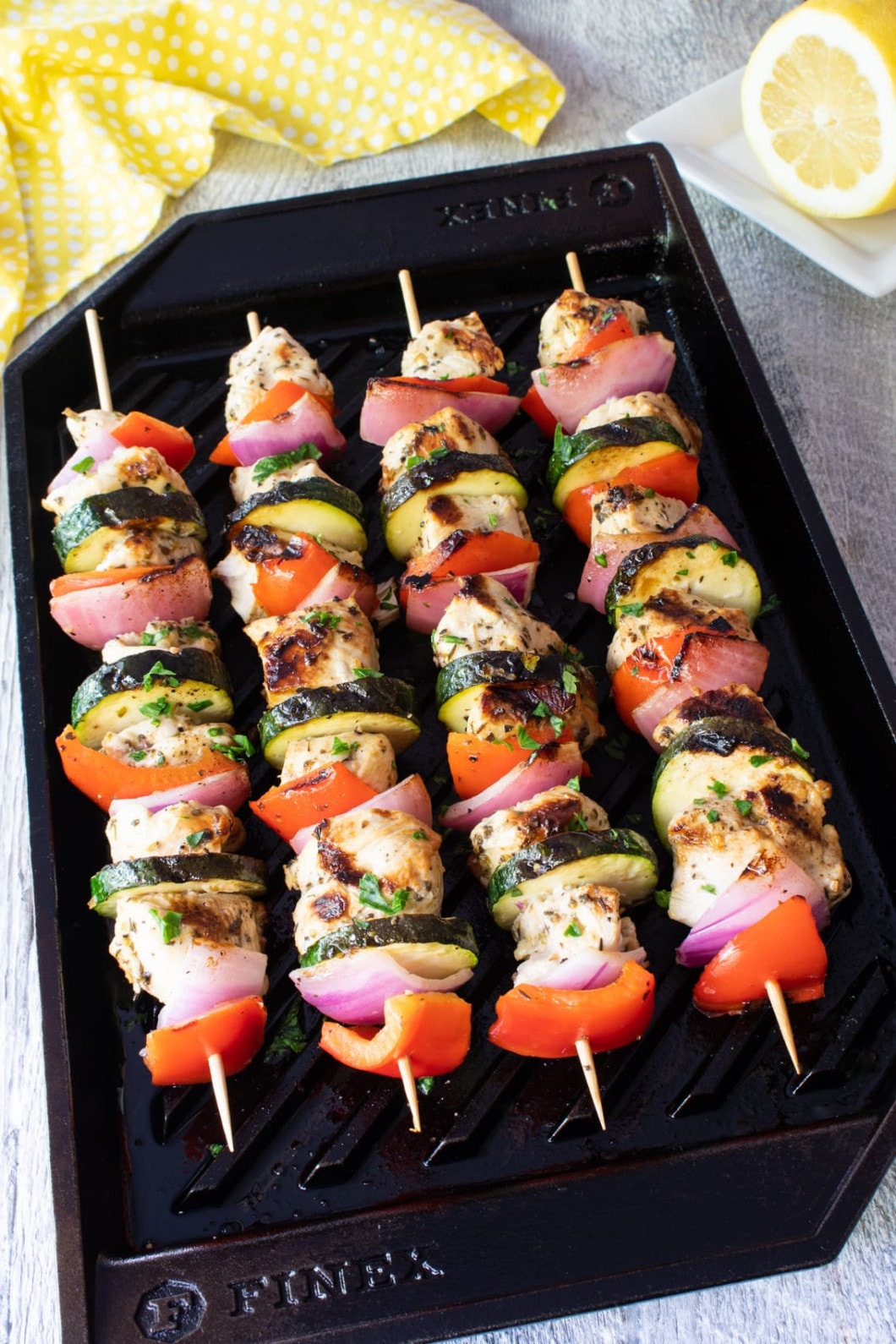 Chicken and Vegetable Kebabs