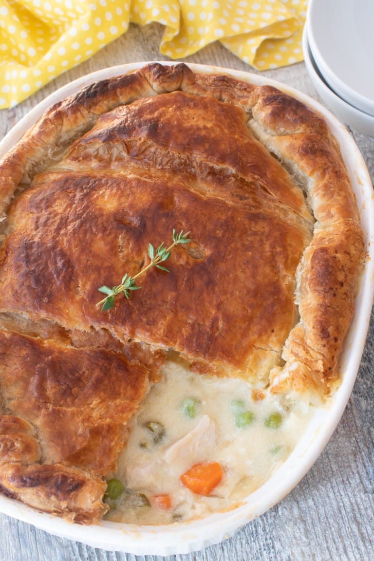 Easy Chicken Pot Pie | For the Love of Cooking