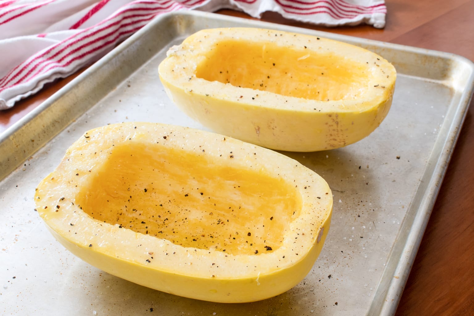 Roasted Spaghetti Squash With Browned Butter And Parmesan | For The ...