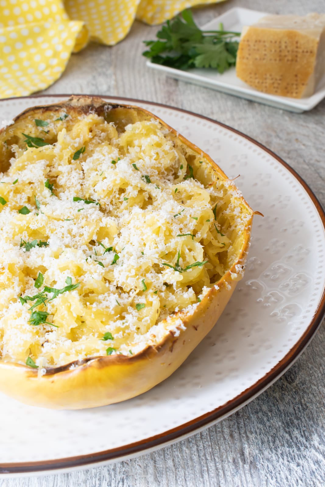 Roasted Spaghetti Squash with Browned Butter and Parmesan | For the ...