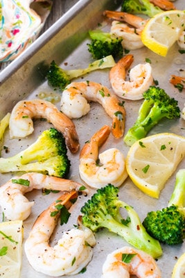 Lemon Garlic Butter Shrimp and Broccoli