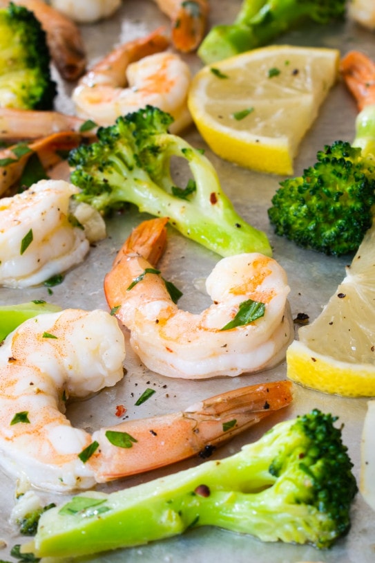 Lemon Garlic Butter Shrimp and Broccoli | For the Love of Cooking