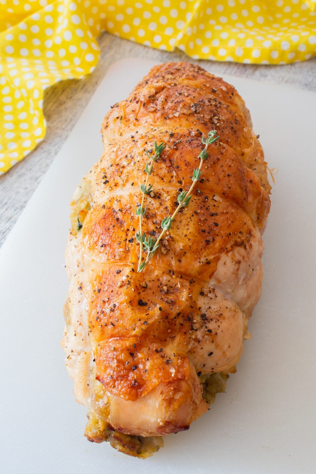 Turkey Roulade with Sausage Stuffing