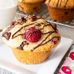 Raspberry Chocolate Chip Muffins