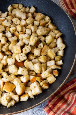 Homemade Herb Croutons