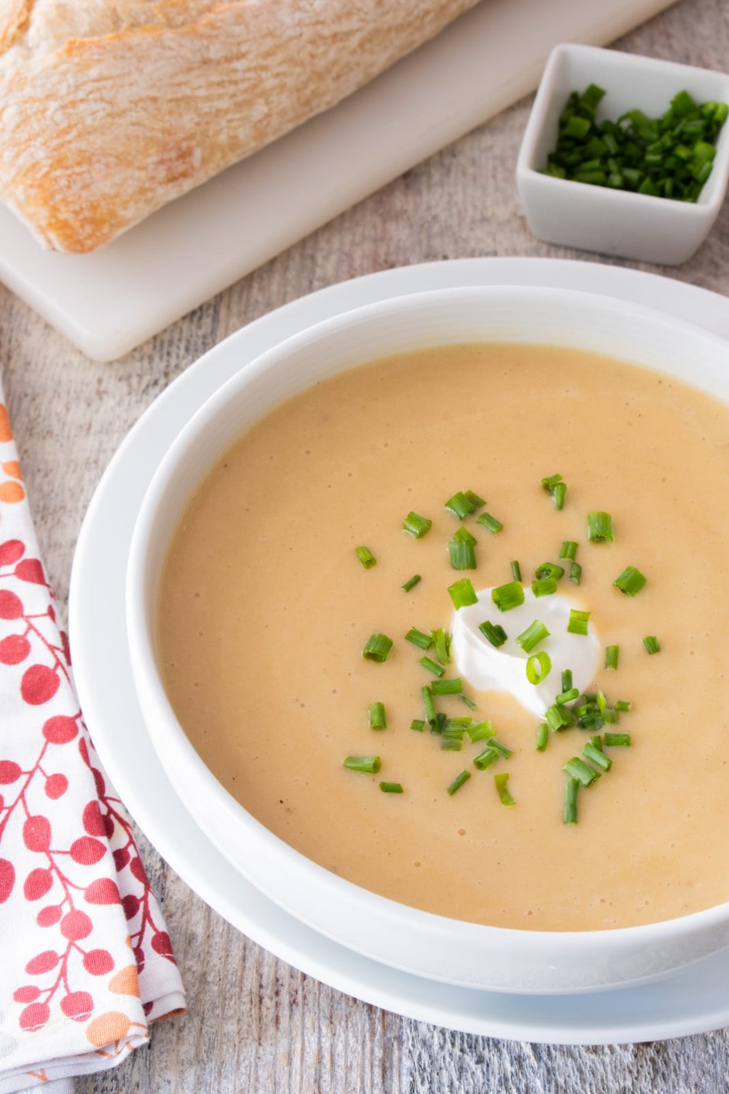 Caramelized Onion and Roasted Garlic Soup