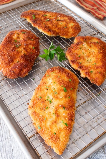 Crispy Chicken Cutlets | For the Love of Cooking