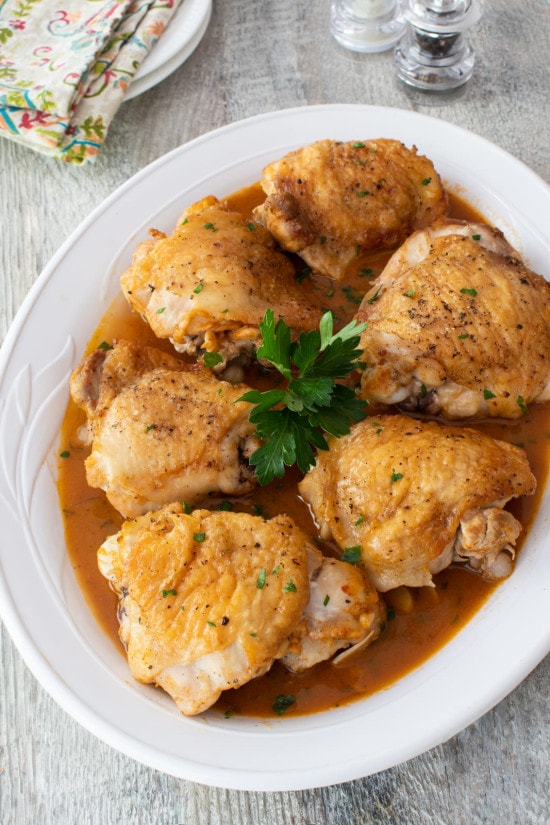 Poulet au Vinaigre (Chicken with Vinegar)